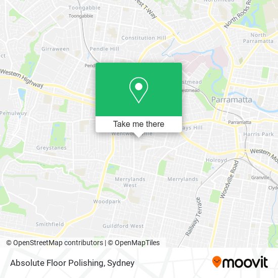 Absolute Floor Polishing map