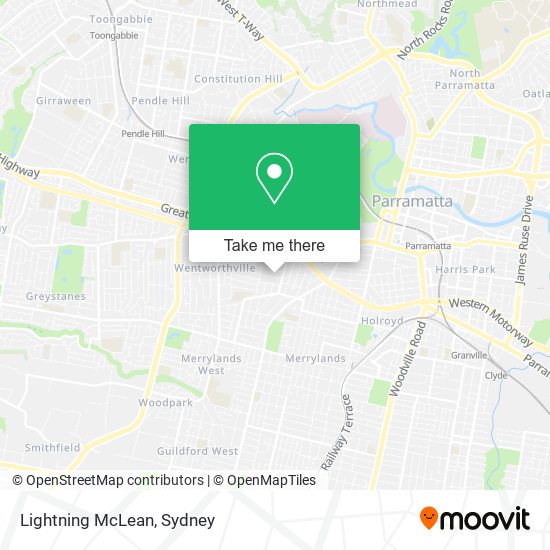 Lightning McLean map