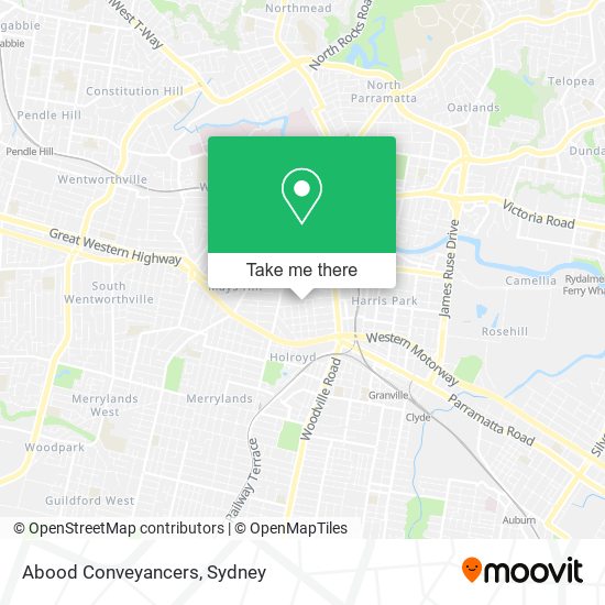 Abood Conveyancers map