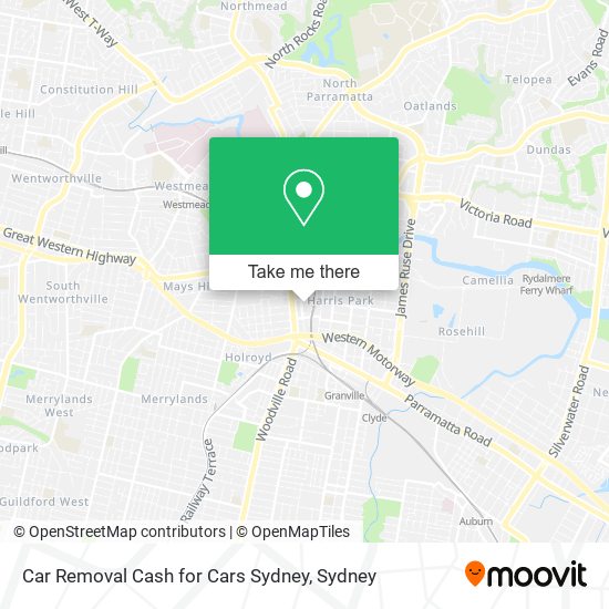 Car Removal Cash for Cars Sydney map