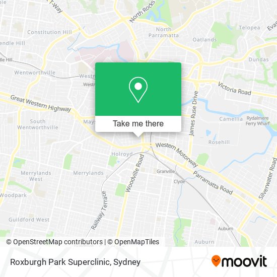 Roxburgh Park Superclinic map