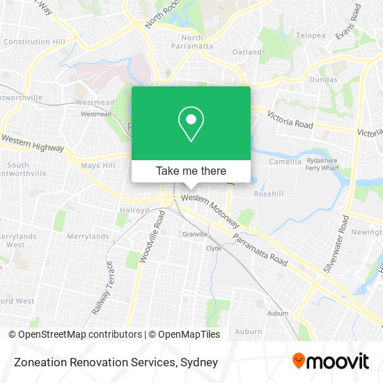 Zoneation Renovation Services map