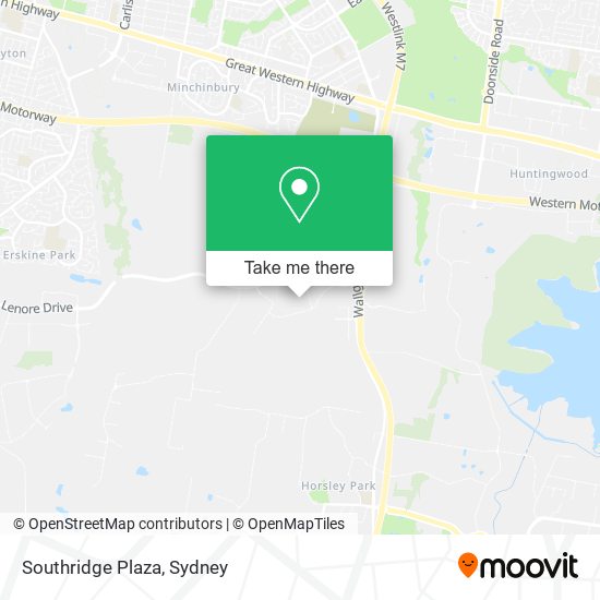 Southridge Plaza map