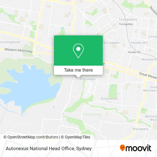 Autonexus National Head Office map