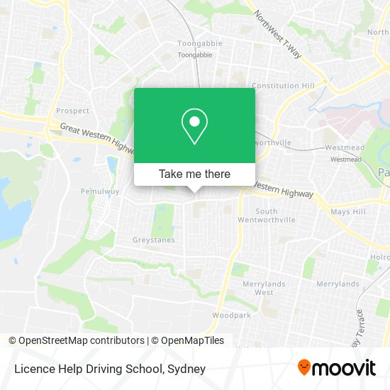 Mapa Licence Help Driving School