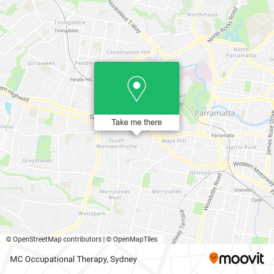 MC Occupational Therapy map
