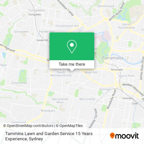 Tammins Lawn and Garden Service 15 Years Experience map