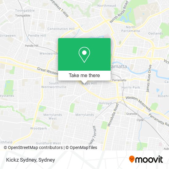 Kickz Sydney map