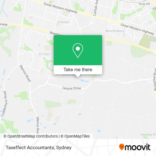 Taxeffect Accountants map