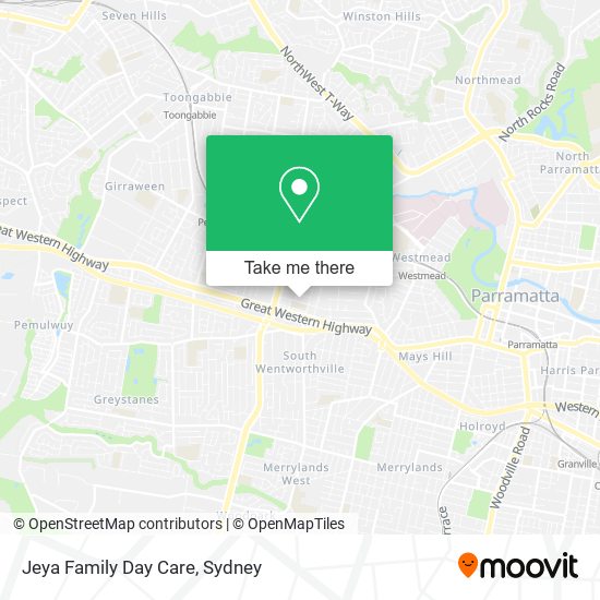 Jeya Family Day Care map