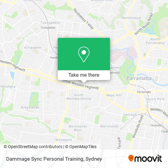 Mapa Dammage Sync Personal Training