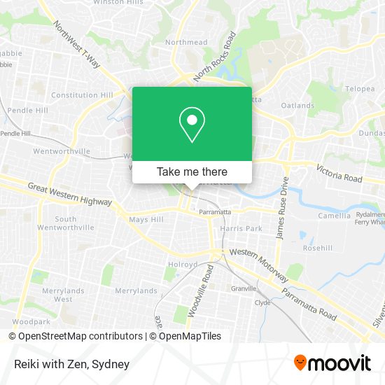 Reiki with Zen map