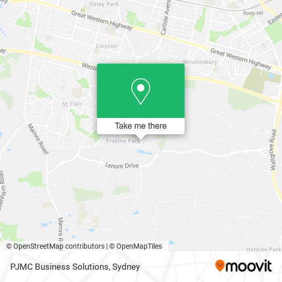 PJMC Business Solutions map