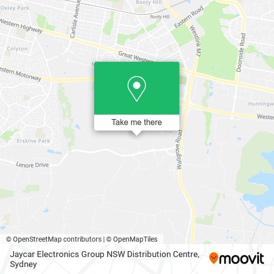 Jaycar Electronics Group NSW Distribution Centre map