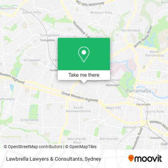 Mapa Lawbrella Lawyers & Consultants