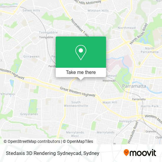 Stedaxis 3D Rendering Sydneycad map