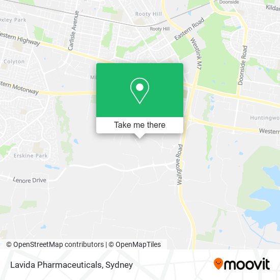 Lavida Pharmaceuticals map