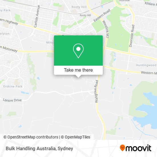 Bulk Handling Australia map