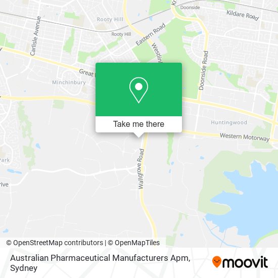 Mapa Australian Pharmaceutical Manufacturers Apm