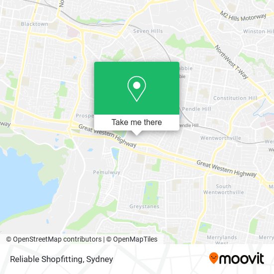 Reliable Shopfitting map