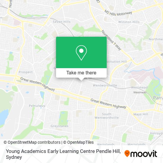 Young Academics Early Learning Centre Pendle Hill map