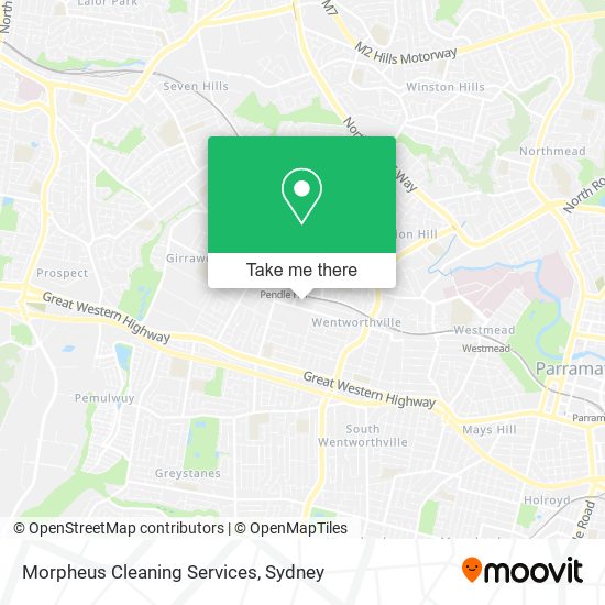 Mapa Morpheus Cleaning Services