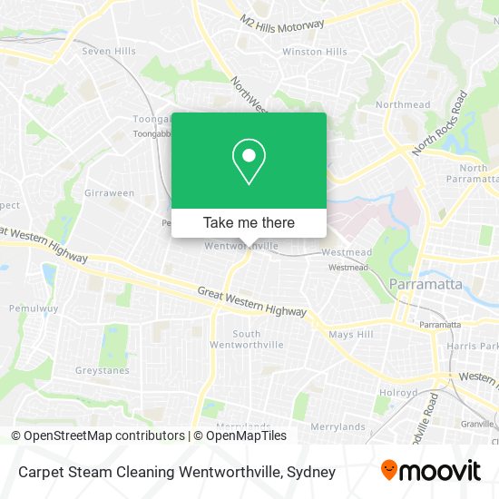 Mapa Carpet Steam Cleaning Wentworthville