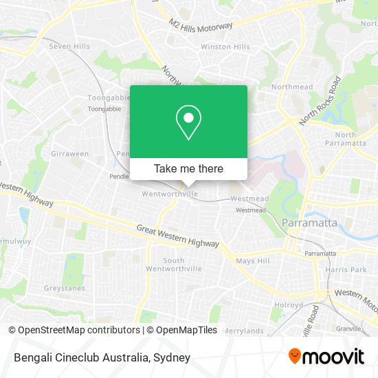Bengali Cineclub Australia map
