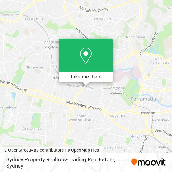Sydney Property Realtors-Leading Real Estate map