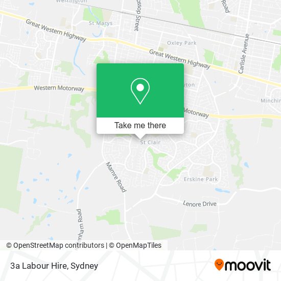 3a Labour Hire map