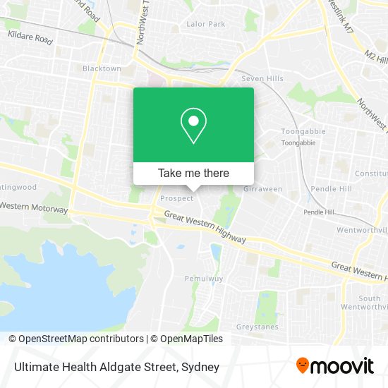 Ultimate Health Aldgate Street map