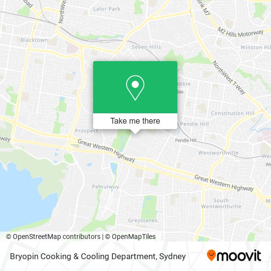 Mapa Bryopin Cooking & Cooling Department