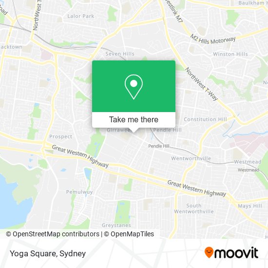 Mapa Yoga Square