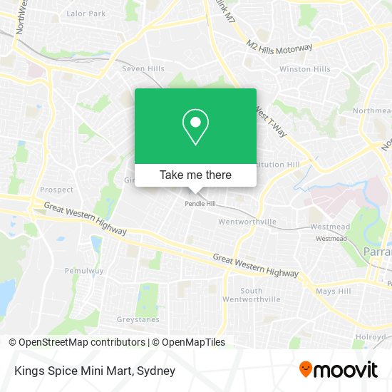 Kings Spice Mini Mart map