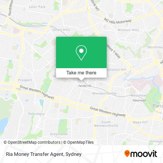 Ria Money Transfer Agent map