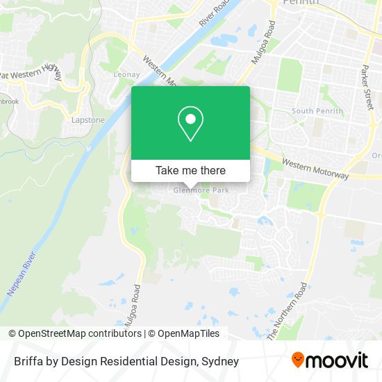 Briffa by Design Residential Design map