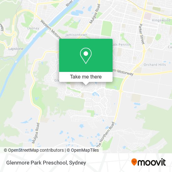 Glenmore Park Preschool map