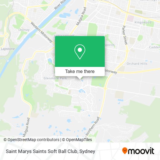 Saint Marys Saints Soft Ball Club map