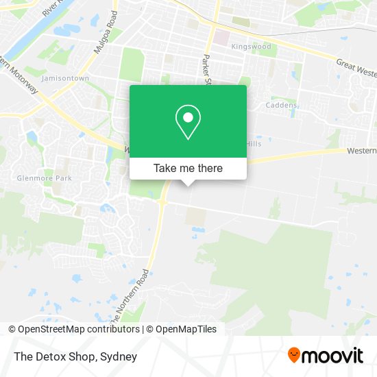 The Detox Shop map