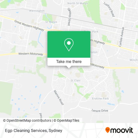 Egp Cleaning Services map