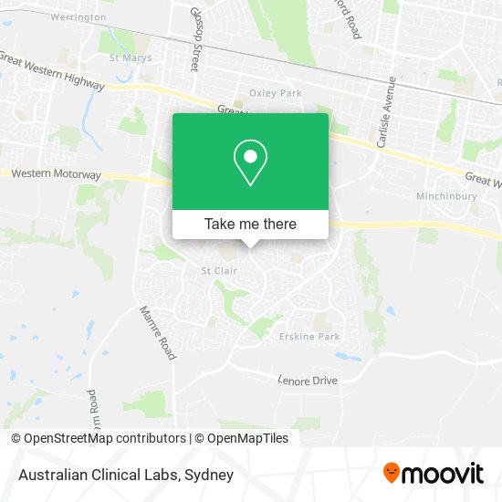 Mapa Australian Clinical Labs