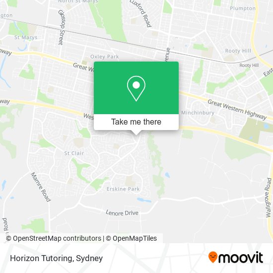 Horizon Tutoring map