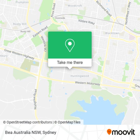 Mapa Bea Australia NSW