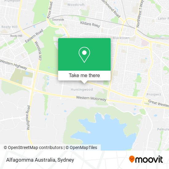 Alfagomma Australia map