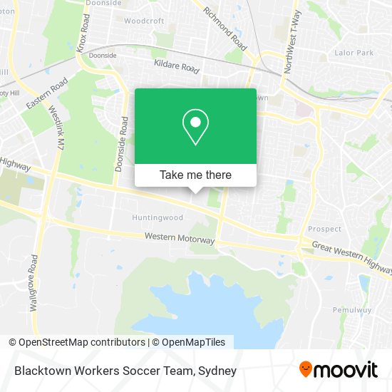 Mapa Blacktown Workers Soccer Team