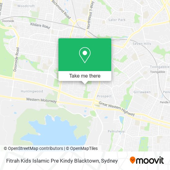 Mapa Fitrah Kids Islamic Pre Kindy Blacktown