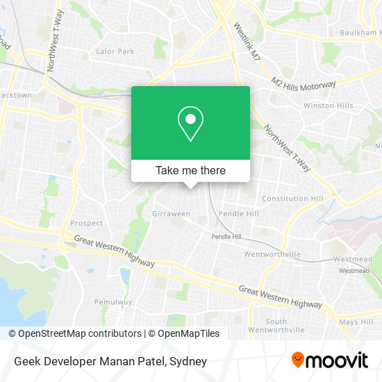 Geek Developer Manan Patel map