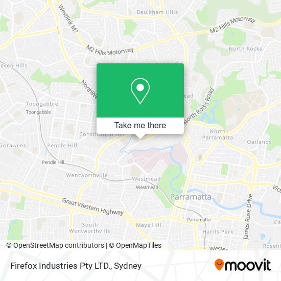 Firefox Industries Pty LTD. map