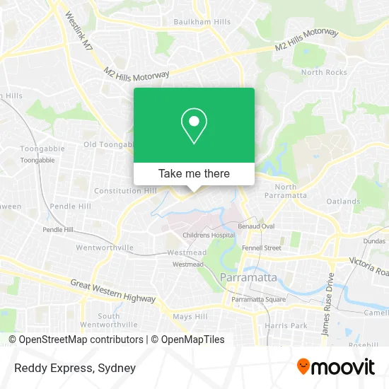 Reddy Express map