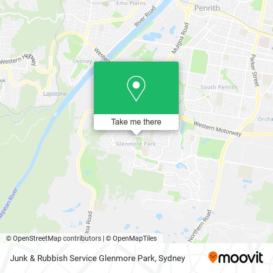 Junk & Rubbish Service Glenmore Park map